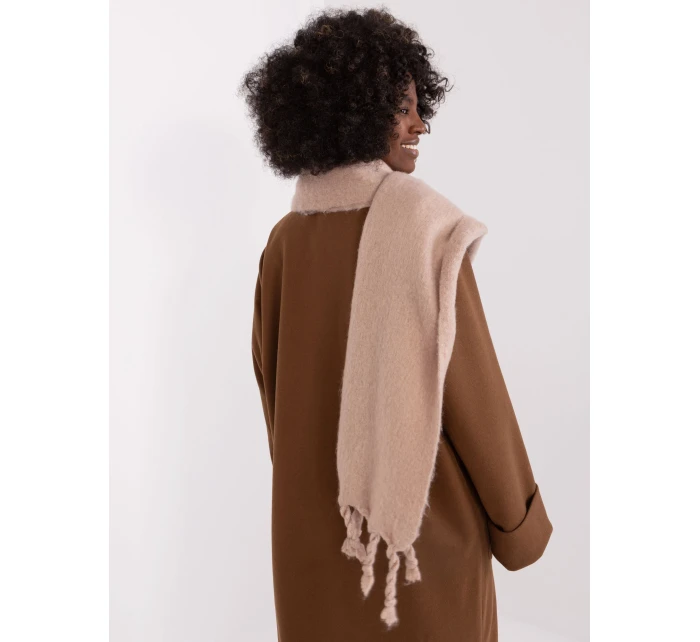 Szalik AT SZ model 19341656 ciemny bezowy - FPrice