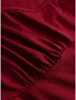 Tričko model 18345387 Wine - Momenti Per Me Tričko model 18345387 Wine - Momenti Per Me