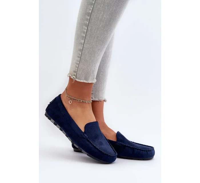 Dámske semišové mokasíny Navy Blue Ranica Dámske semišové mokasíny Navy Blue Ranica