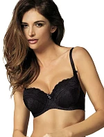 Dámska podprsenka G-246/B4 Black - Gorteks