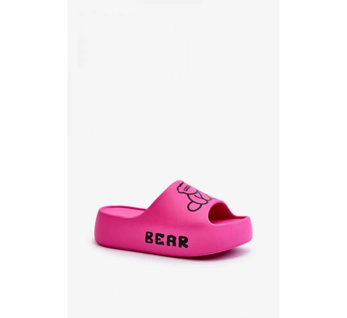 Pantofle model 21099100 fuchsia Step in style - SWEET SHOES