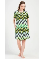 Dámské domácí šaty s krátkým rukávem model 20911416 - Vienetta