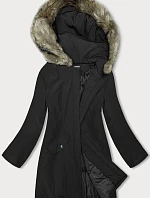 Dámska zimná bunda čierna (M-R45)
