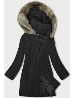 Čierna dámska zimná bunda (M-R45)