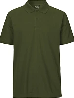 Neutral O 20080 Pánske polo tričko z bio bavlny 77.2080 military