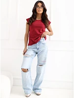 Tričko RV TS 4833.00X burgundy Tričko RV TS 4833.00X burgundy