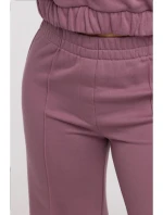 Kalhoty s širokými nohavicemi a předními  heather model 21047285 - BeWear