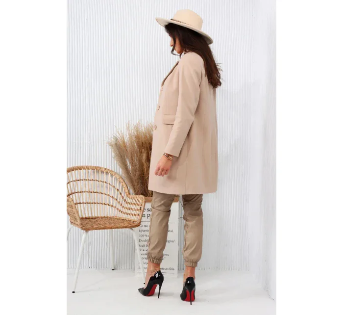 Dámský kabát Emili Béžová - Merce Dámský kabát Emili Béžová - Merce