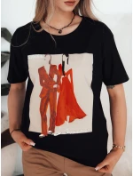 Dámske tričko COMDI black FashionStreet RY2583