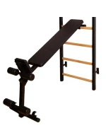 GYMNASTICKÝ REBRÍK S HRAZDOU NA CVIČENIE, ZÁBRADLÍM A LAVIČKOU 723B