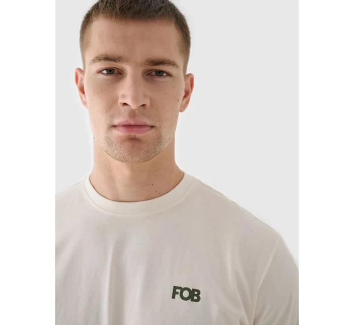 Pánské tričko oversize s potiskem a dlouhým rukávem model 21907571 - 4F