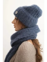 Dámská souprava čepice a dlouhý šátek z měkké příze model 21461074 - K-Fashion Dámská souprava čepice a dlouhý šátek z měkké příze model 21461074 - K-Fashion