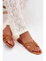 Dámské ploché oranžové pantofle model 22032000 - Boto