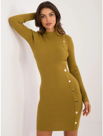 Sukienka AT SK  oliwkowy model 20493302 - FPrice