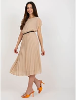 Sukienka DHJ SK  ciemny bezowy model 22251311 - FPrice