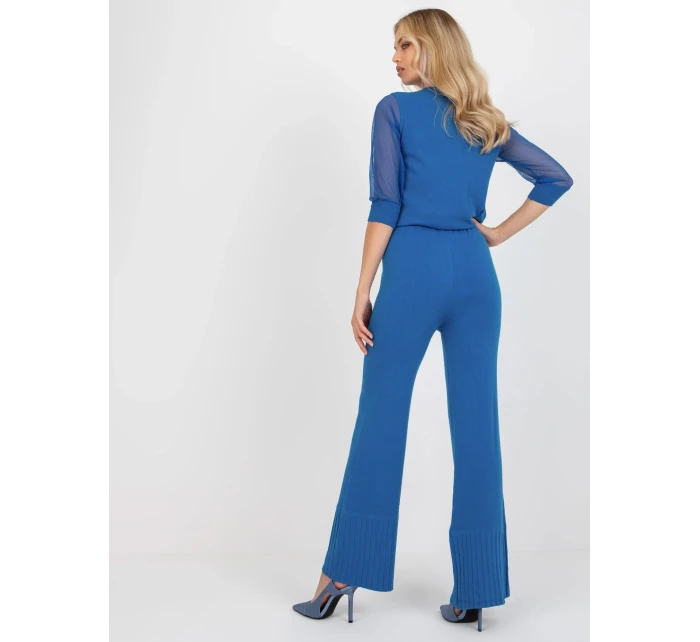 Kalhoty VI SP model 17833616 tmavě modrá - FPrice Kalhoty VI SP model 17833616 tmavě modrá - FPrice