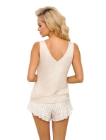 Pyžamo Marina 1/2 Top Beige - Donna