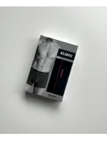 Kvalitné pánske boxerky ATLANTIC PREMIUM - čierne