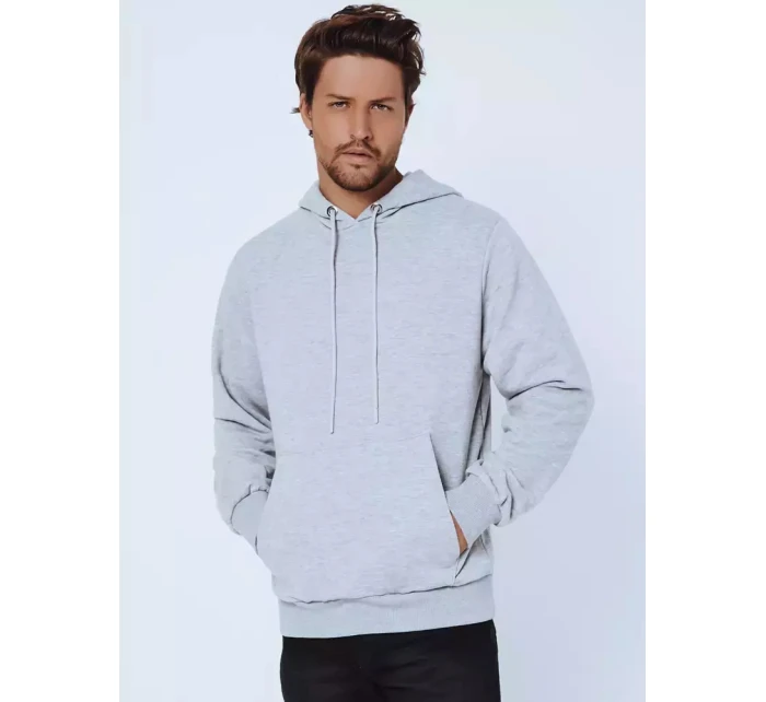 Pánská šedá mikina s kapucí Dstreet model 21963583 - FashionStreet