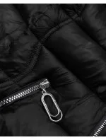 Čierna ľahká dámska prechodná bunda (b8058-1)