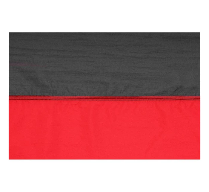 TURISTICKÁ HOJDACIA SIEŤ PRE 2 OSOBY 270X140CM ČIERNA A ČERVENÁ