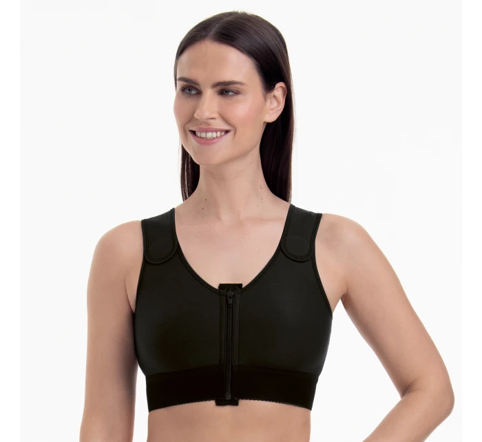 Kompresná podprsenka Valencia na obe strany, predné zapínanie 1194X čierna - Anita Care Kompresná podprsenka Valencia na obe strany, predné zapínanie 1194X čierna - Anita Care