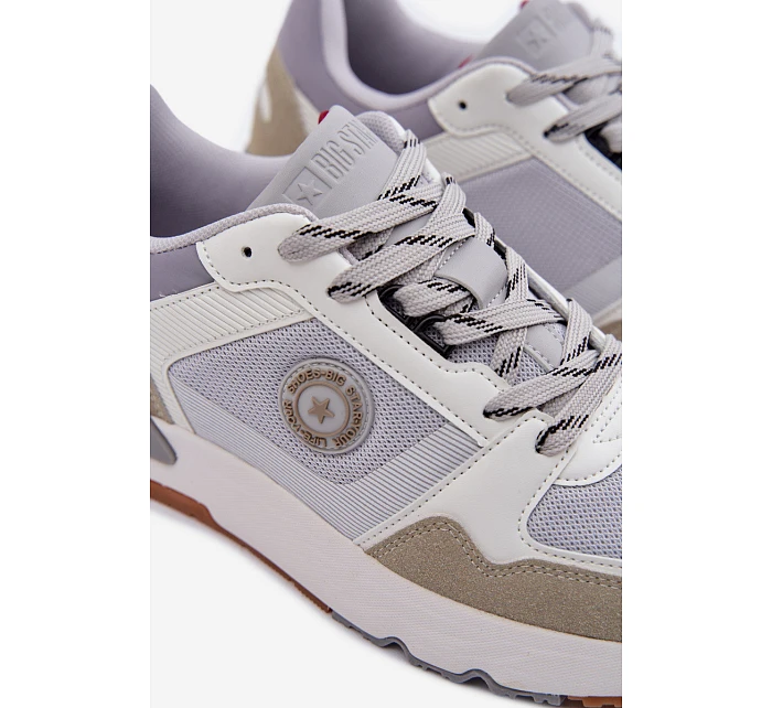 Pánské tenisky na platformě Big Star TT174032 Bílomodré Pánské tenisky na platformě Big Star TT174032 Bílomodré