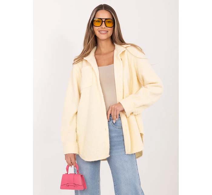 Kurtka IT KR model 22074569 jasny żółty - FPrice Kurtka IT KR model 22074569 jasny żółty - FPrice