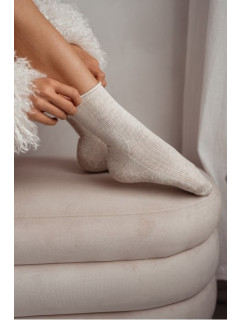 Dámske netlakové ponožky s froté na chodidle