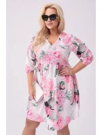 dámské letní květované šaty model 20070186 - Moon