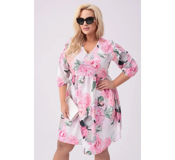 dámské letní květované šaty model 20070186 - Moon