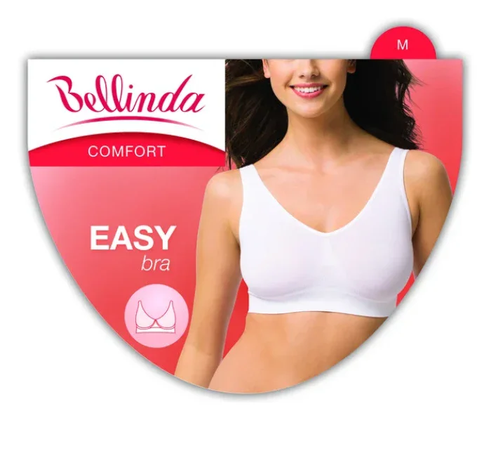 Dámska podprsenka bez kostíc športového typu EASY BRA - Bellinda - šedá