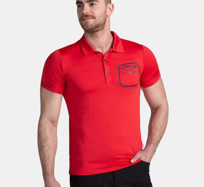 Pánske polo tričko GIVRY-M Červená - Kilpi