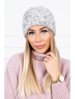 Čepice model 21798539 světle šedá - K-Fashion