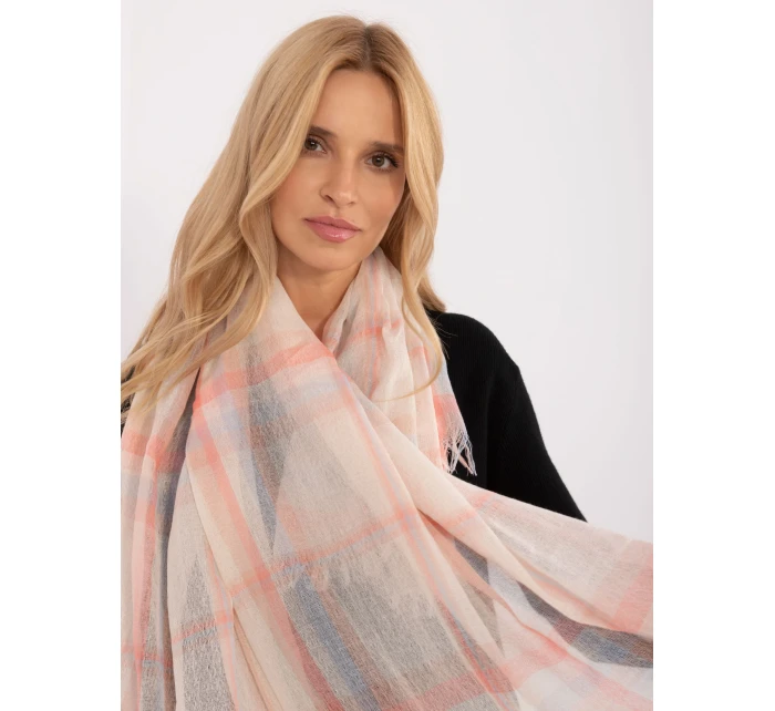 Chustka AT CH model 20463578 jasny beżowy - FPrice