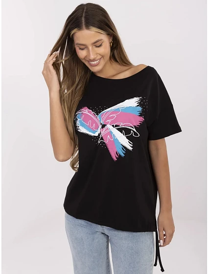 T shirt CLM TS model 21121864 czarny - FPrice T shirt CLM TS model 21121864 czarny - FPrice