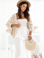 Sweter CS SW model 22099843 beżowy - FPrice Sweter CS SW model 22099843 beżowy - FPrice