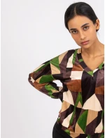 Blúzka DHJ BZ 6550.74P hnedá