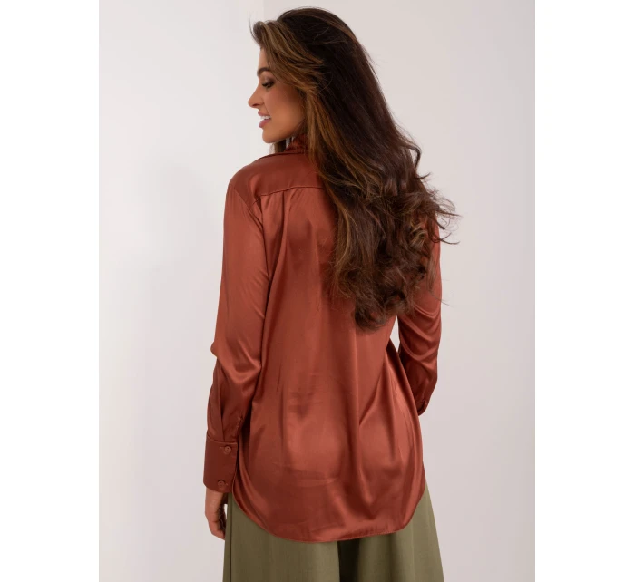 Koszula LK KS model 21381331 brązowy - FPrice