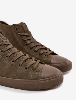 Pánske zateplené tenisky Big Star HI-POLY SYSTEM - khaki