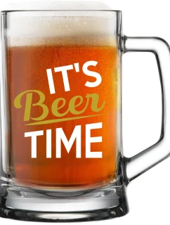 IT'S BEER TIME - pivný pohár 0,5 l