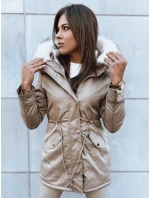 Dámska zimná bunda VIXEN beige FashionStreet TY3873 Dámska zimná bunda VIXEN beige FashionStreet TY3873