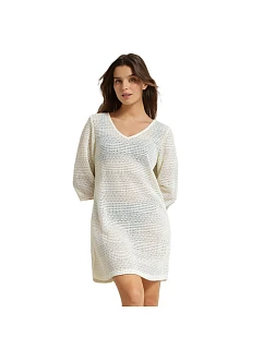 Dámské plážové šaty model 22206189 DRESS bílá - DIM