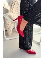 Lakované Lodičky Sergio Leone 1336 Červené