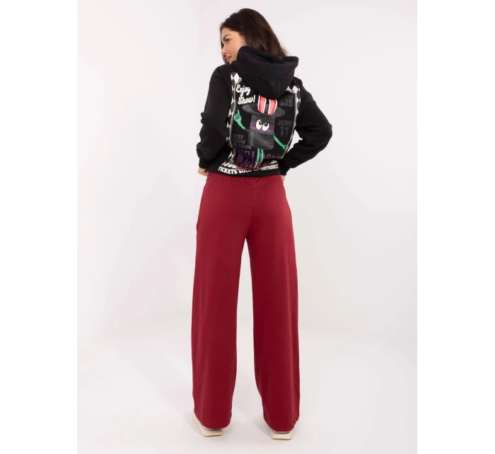 Spodnie dresowe RV DR model 21378630 bordowy - FPrice