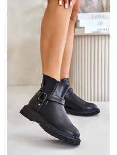 Dámské kotníkové boty model 21471946 Černá - Big Star