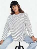 Dámska nadrozmerná mikina PEILLE white FashionStreet RY2364 Dámska nadrozmerná mikina PEILLE white FashionStreet RY2364