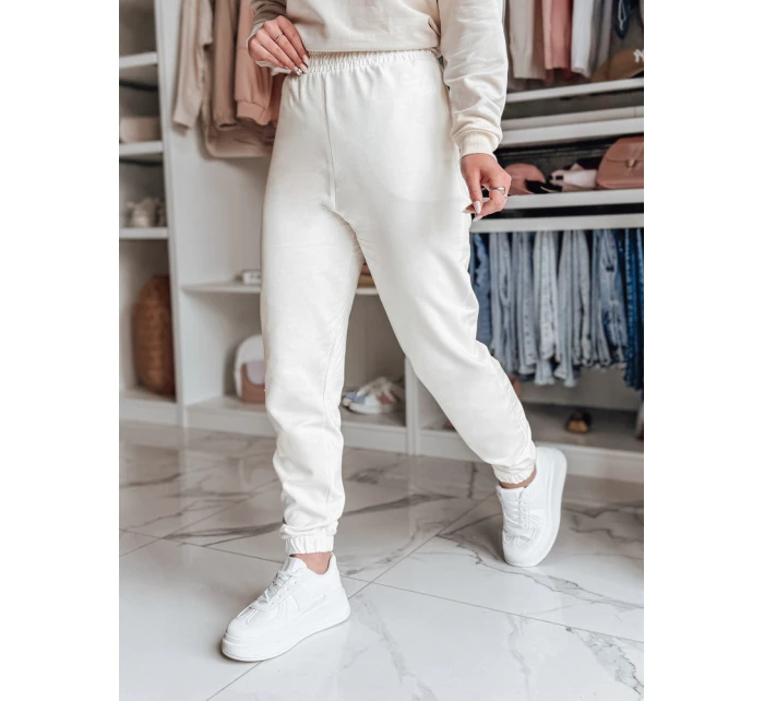 Dámské tepláky SWAN ecru Dstreet model 21976270 - FashionStreet Dámské tepláky SWAN ecru Dstreet model 21976270 - FashionStreet