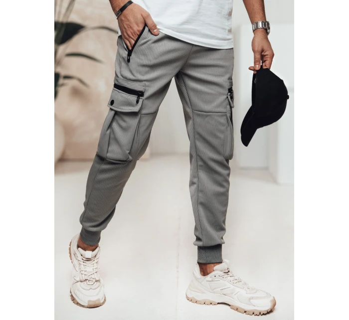 Pánské kalhoty cargo šedé Dstreet model 21982870 - FashionStreet
