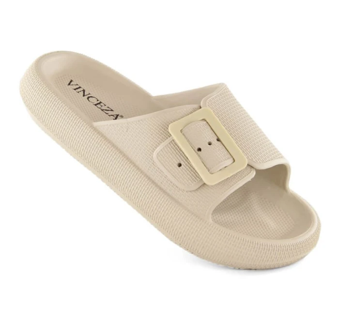 Žabky s prackou Vinceza W JAN308 beige